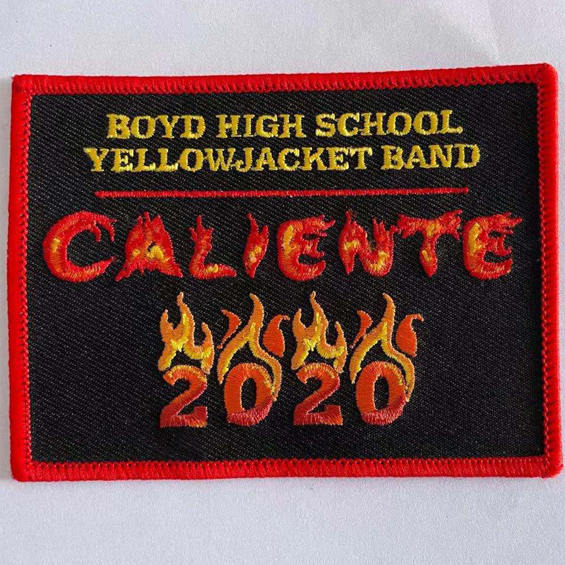 iron on embroidered patches badges for uniforms jackets