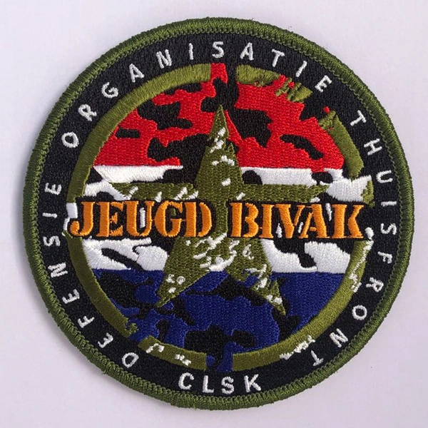 military velcro embroidered patches and badge for uniform jacket