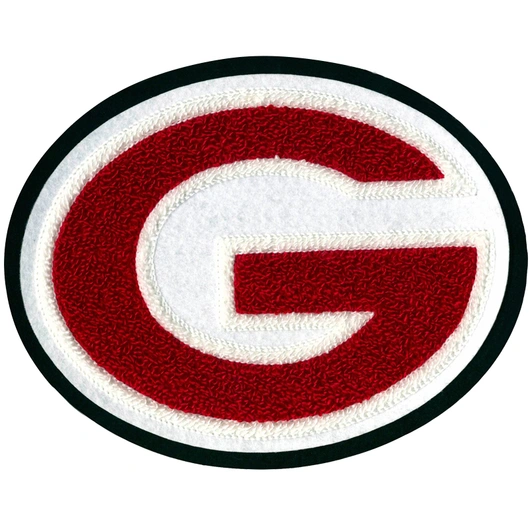 letterman patches, chenille greek letters, chenille patches custom