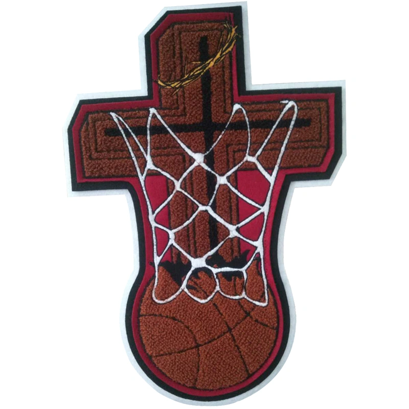 veste letterman lettres chenille patchs badges thermocollants