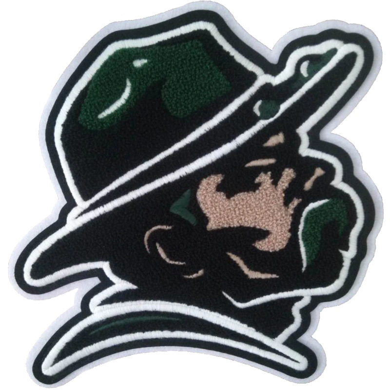 veste letterman patchs chenille badges thermocollants