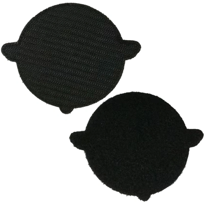 patchs en caoutchouc pvc, badges en pvc avec support velcro