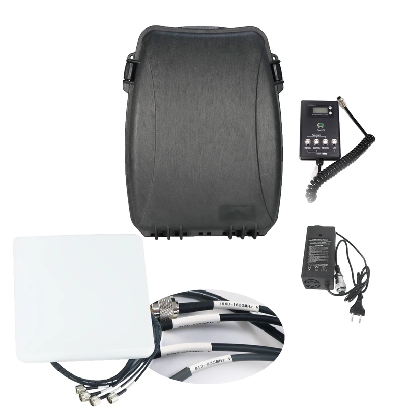 1,5-километровый рюкзак БПЛА направленная антенна gps l1l2 2,4g 5,8g система защиты от беспилотников