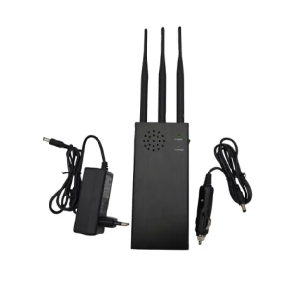 10W Car Remote Control Signal Jammer with 3 Antennas Blocking 100m