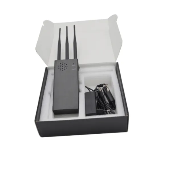 10W Car Remote Control Signal Jammer with 3 Antennas Blocking 100m