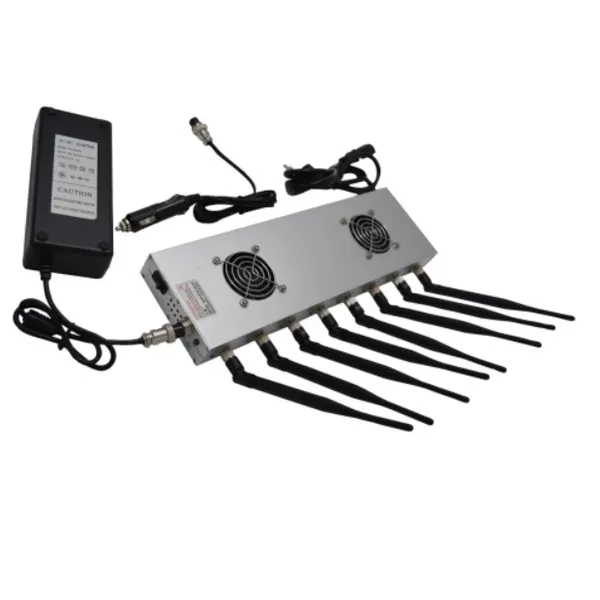 Устройство для подавления сигнала сотового телефона 8 антенн lte800 gsm900 3g2100