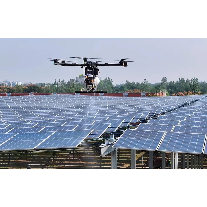 Тяжелая полезная нагрузка, солнечные панели, высоковольтный дрон для очистки электрооборудования
