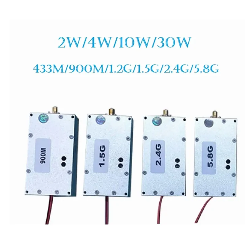 блокирующий сигнал 4 Вт 10 Вт 30 Вт 1,5 г 2,4 г 5,8 г 1,2 г 900 м 433 м