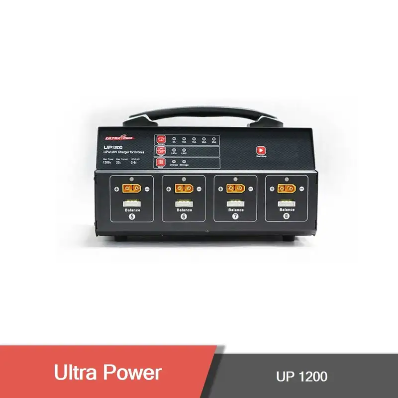 ultra power up1200 25a 8 каналов зарядное устройство для БПЛА 2-6s