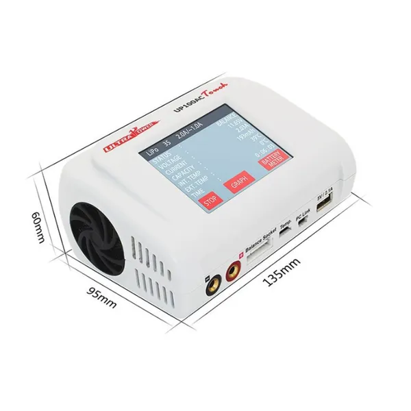 сверхмощный аккумулятор up100ac ac dc touch 100w lipo