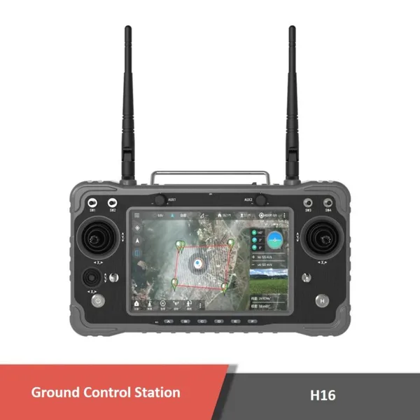 h16 & h16 pro station de contrôle au sol portable télécommande gcs