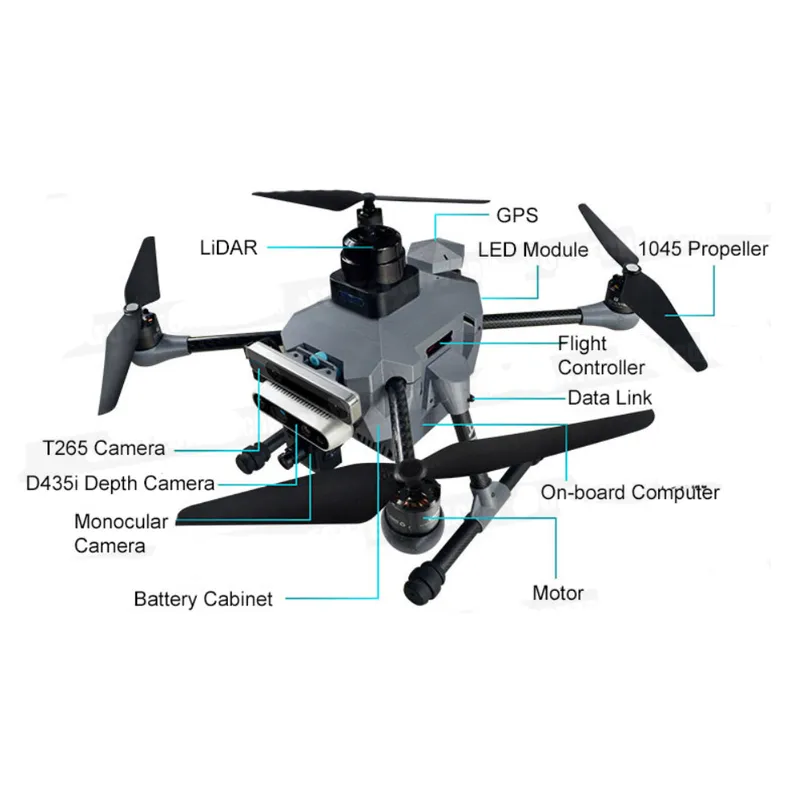 plateforme drone de recherche et d'enseignement p450
