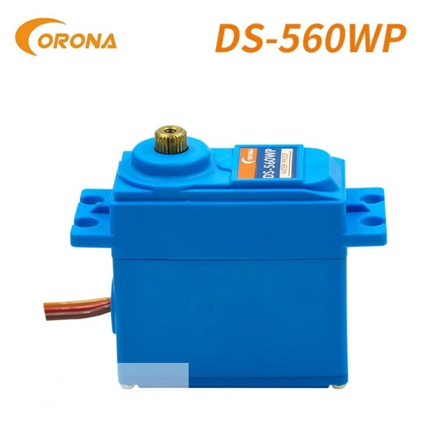 Corona ds560wp водонепроницаемый металлический редукторный серводвигатель для радиоуправляемого дрона