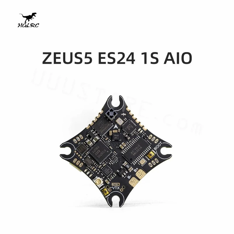 hglrc zeus5 es24 1s aio f411 полетный контроллер Bluejay RC Drone