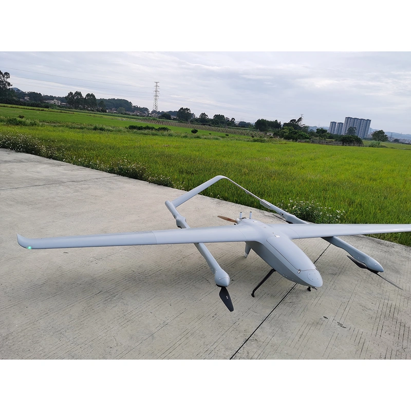 Гибридный БПЛА с неподвижным крылом, 7 часов, 10 кг полезной нагрузки