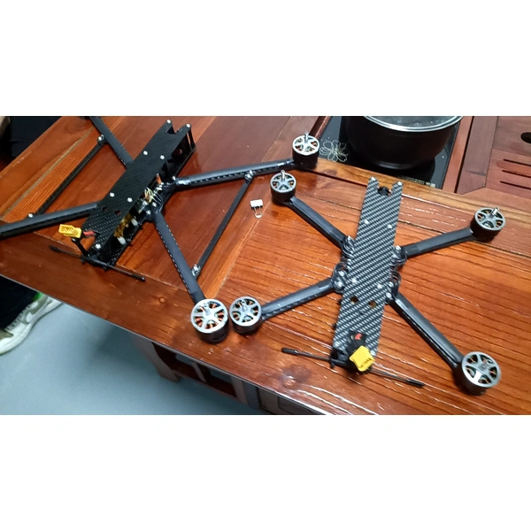 10-дюймовый гоночный квадрокоптер fpv из углеродного волокна, полезная нагрузка 5 кг  