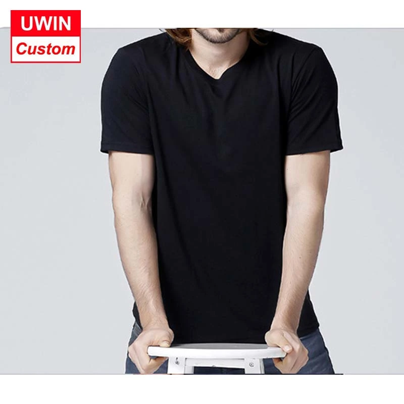 180g CVC stretchy seamless women and men's t shirt