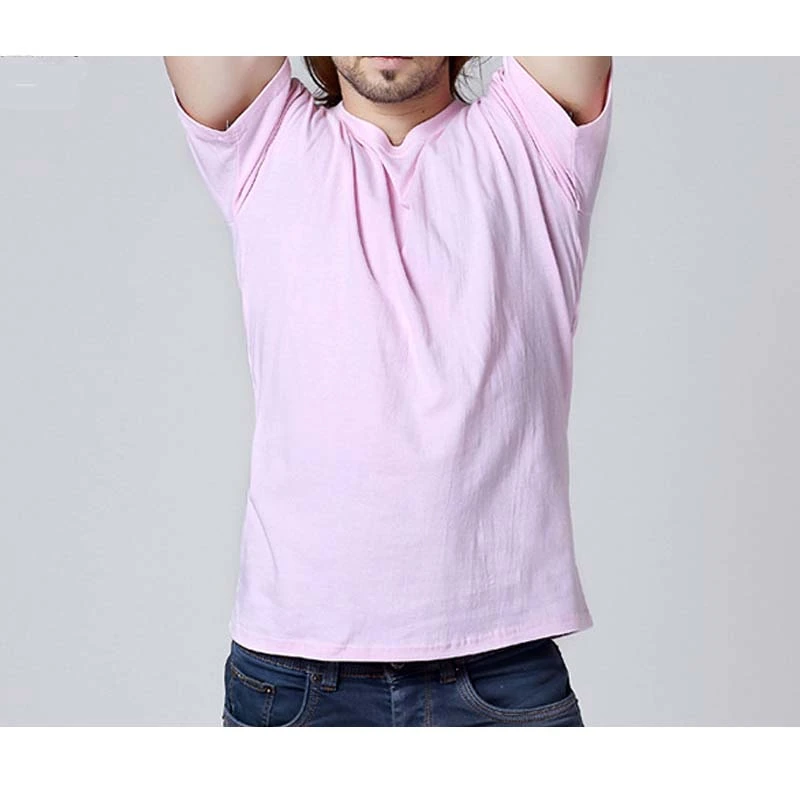 180g CVC stretchy seamless women and men's t shirt