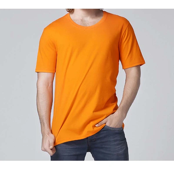 180g CVC stretchy seamless women and men's t shirt