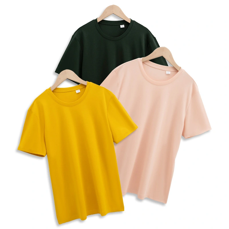 High quality 80S 190g 100%mercerized cotton men's t shirt