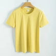 High quality 100%mercerized cotton Round neck women's t shirt