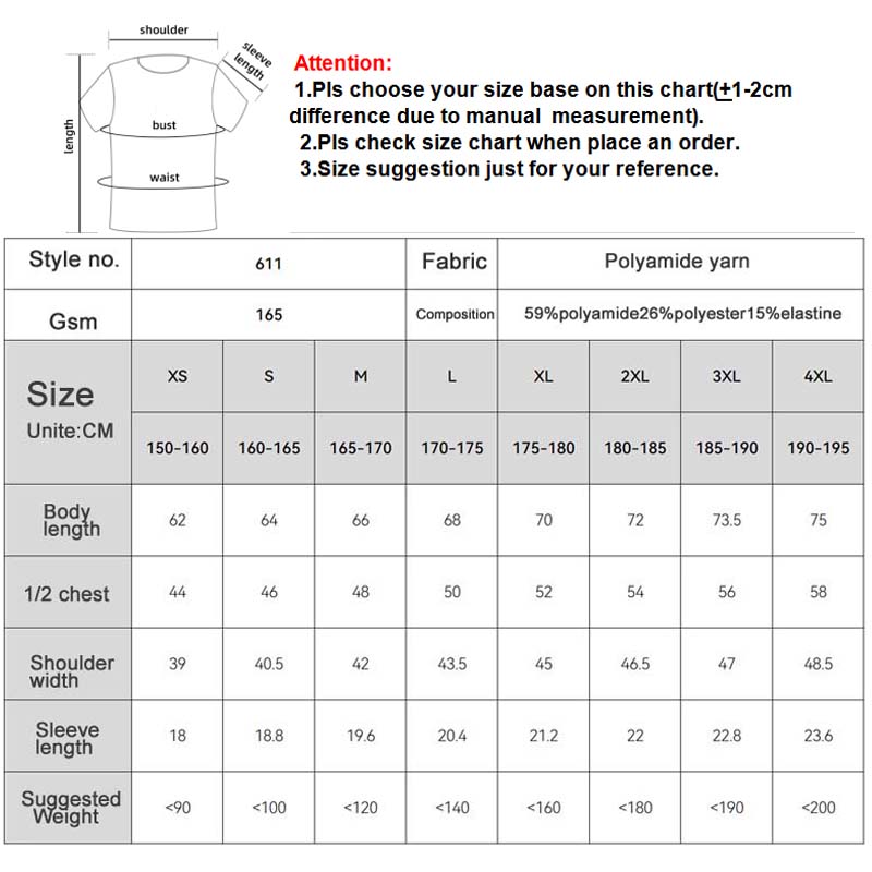 Fast dry 165g women and men's sports t shirt