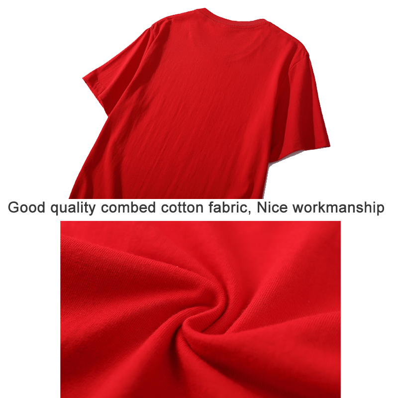 100%combed cotton seamless women and men's t shirt advertising shirt