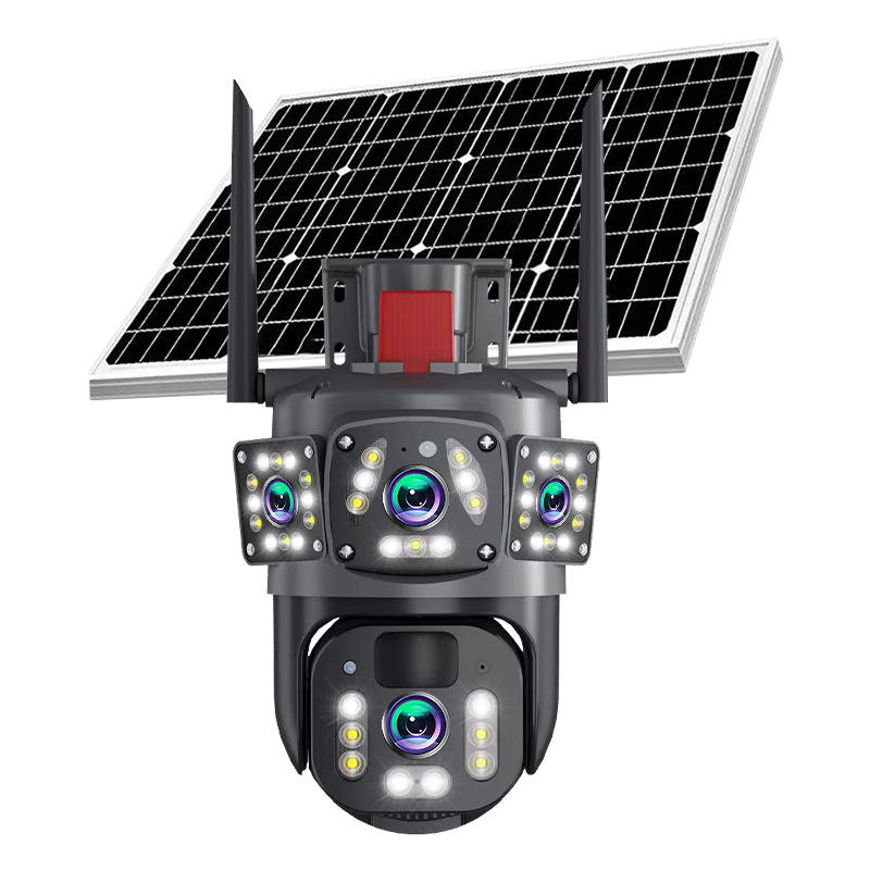 V360PRO 4G Solar Camera - 10X Zoom, 3-Lens System, 32GB Cloud & OEM Options