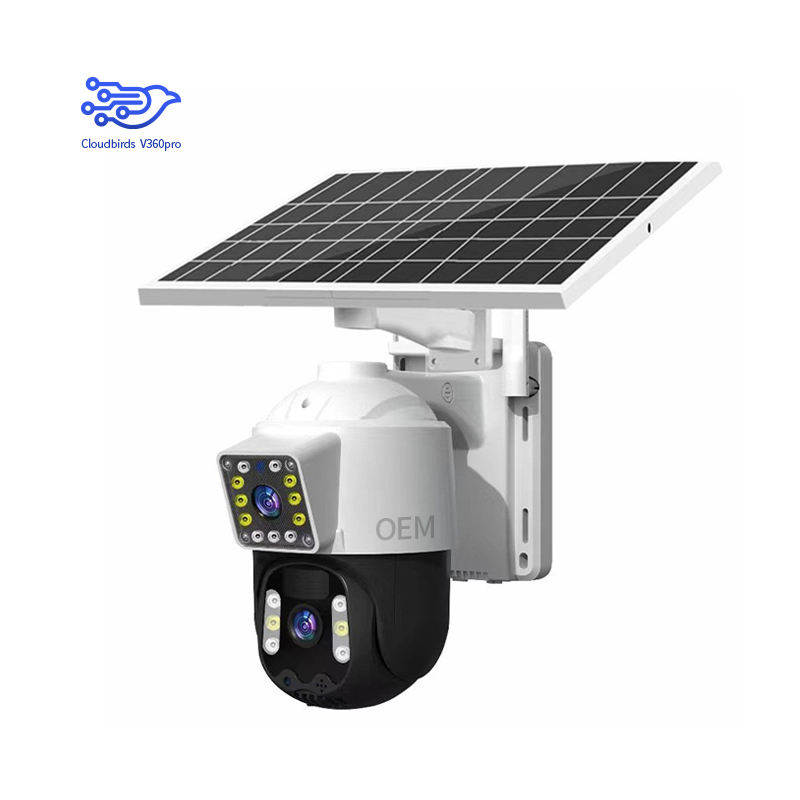 V360pro 4G Solar PTZ Camera - Dual Lens, 1080P, IP66 Waterproof