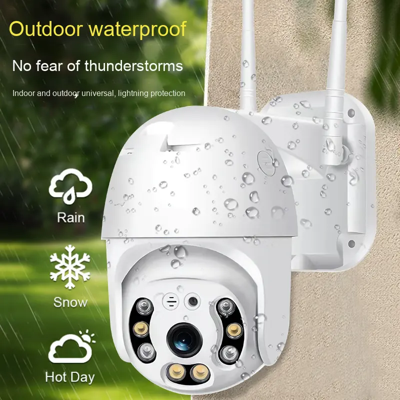 Smart Outdoor CCTV Camera - A12 V360Pro 2MP HD, WiFi, Waterproof & Cloud Storage