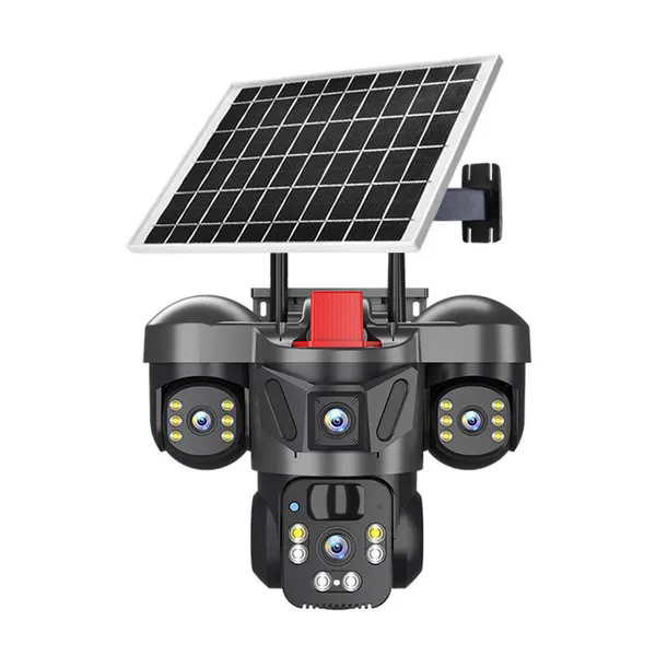 Сонячна PTZ-камера v380pro - тривалий час автономної роботи, виявлення людини на 360° та повнокольорове нічне бачення