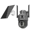 Вулична двооб'єктивна камера v380pro - сонячне живлення, Wi-Fi/4G PTZ та водонепроникність IP66