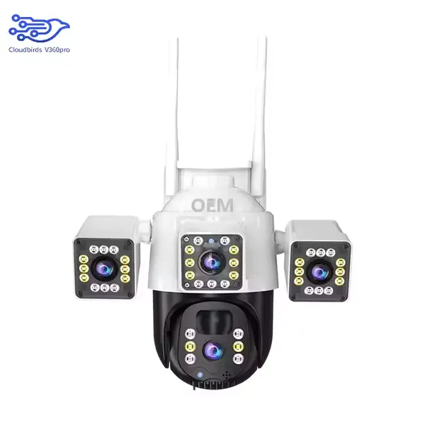 Cloudbirds V360pro 3MP Solar Security Camera – IP66 Waterproof, AI Tracking & Night Vision