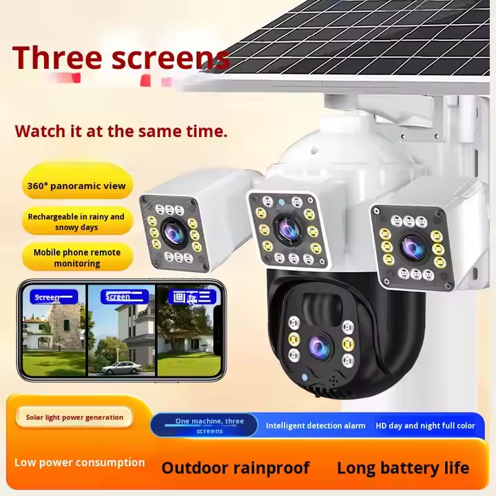 Cloudbirds V360pro 3MP Solar Security Camera – IP66 Waterproof, AI Tracking & Night Vision
