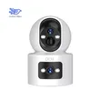 מצלמת IP חכמה icam365 3mp – עדשה כפולה עם סיבוב והטיה, ראיית לילה וניטור שמע דו-כיווני,