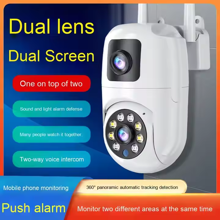 V360Pro 2MP Dual-Lens Dome Camera - Full Color Night Vision, AI Human Detection & Cloud Storage