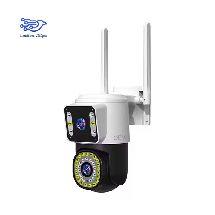 Mini 4G Security Camera - 3MP 4K, Waterproof, Dual Lens & 10X Zoom for Remote Monitoring