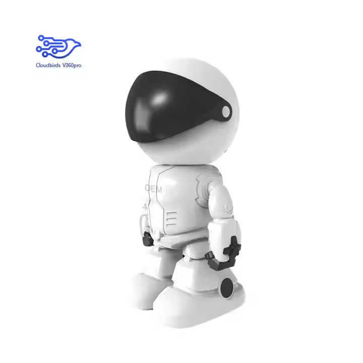 Cloudbirds V360pro 8MP Robot Camera - AI PTZ, 4G/WiFi & Baby Monitoring with NVR Support