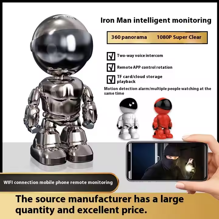 Роботизированная камера Cloudbirds V360Pro 8 Мп - AI PTZ, 4G/Wi-Fi и мониторинг ребенка с поддержкой NVR