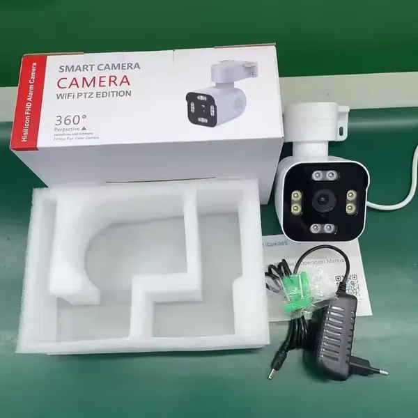 Cloudbirds v360pro 4k ptz-kamera - smart sporing, tovejs lyd og alarmalarmer