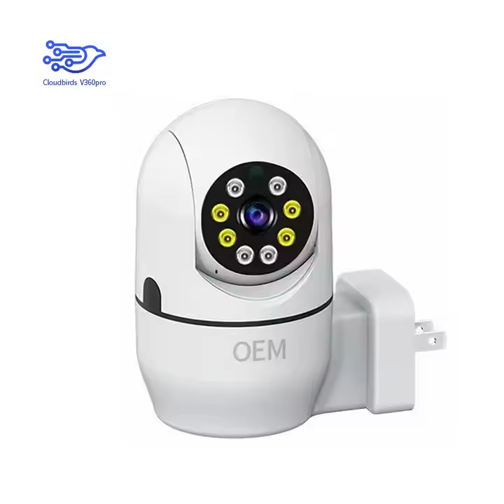 Cloudbirds V360pro Smart Dome Camera - WiFi Dual Rotation, Alarm Push & HD Zoom