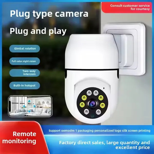 Cloudbirds V360Pro pametna dome kamera - WiFi dvostruka rotacija, alarmni gumb i HD zumiranje