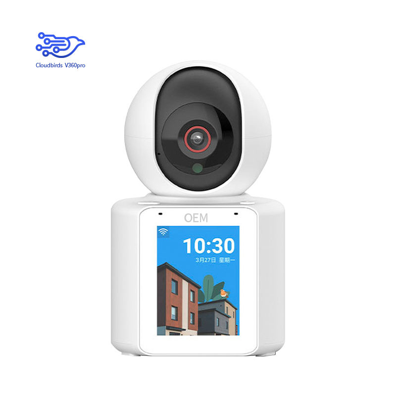 Cloudbirds V360pro WiFi Camera – One-Click Call, 360° Rotating Night Vision