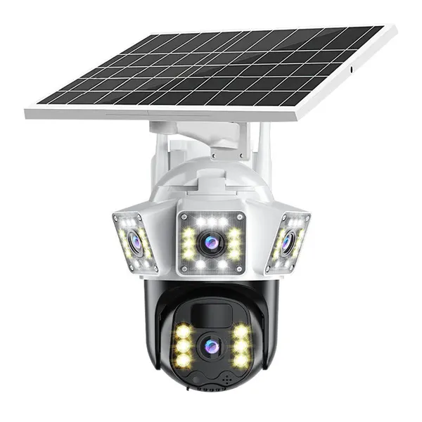 Уличная камера Cloudbirds V360Pro — с питанием от солнечной батареи, 3 HD-экрана, водонепроницаемая