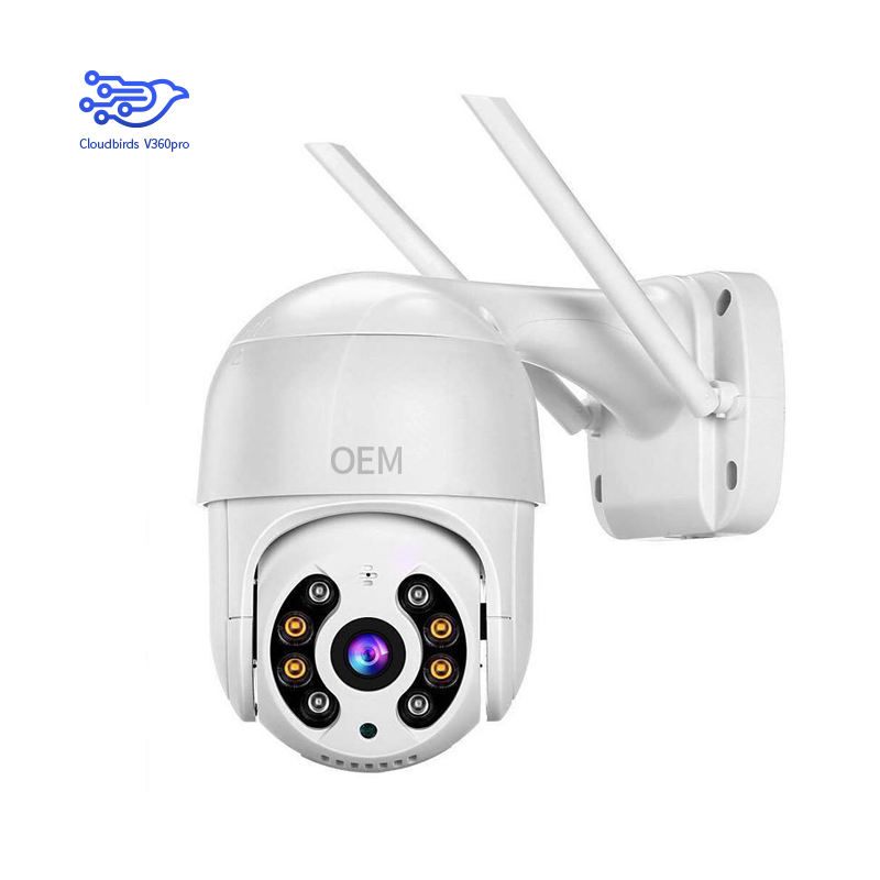 Cloudbirds V360pro PTZ Camera - 2MP HD, 8LED Night Vision, Mobile Remote