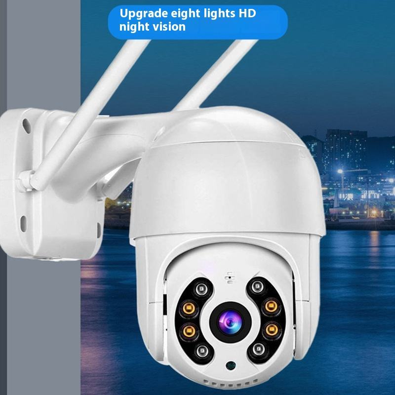 PTZ-камера Cloudbirds V360Pro — 2 Мп HD, 8 светодиодов ночного видения, пульт дистанционного управления с мобильного телефона