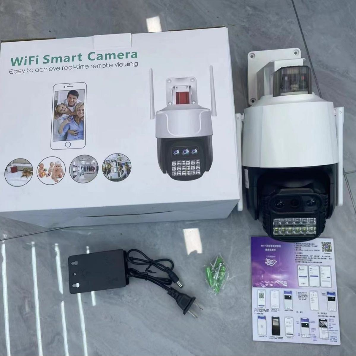 Двойная камера Cloudbirds V360Pro с подвесом — безопасность Wi-Fi в музее/на горнолыжном курорте