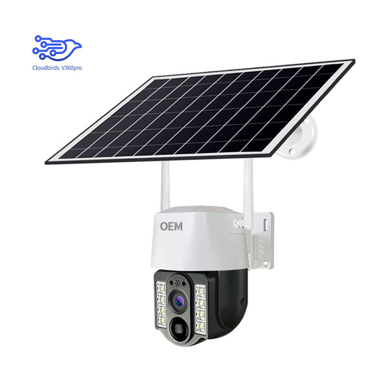 Outdoor Security Camera Set for Fields - Solar Panel, 4G/WiFi Dual Mode