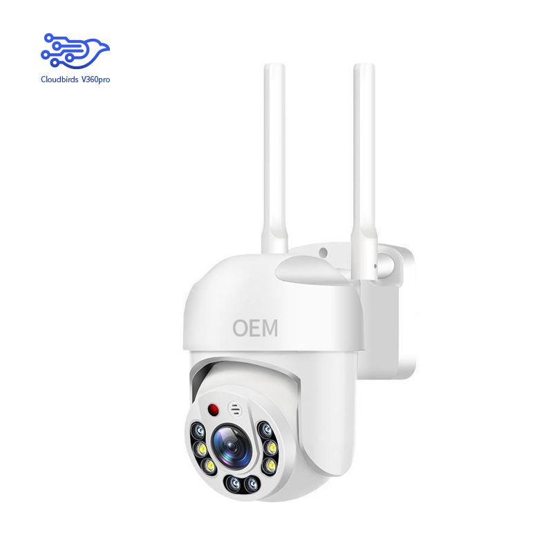 Cloudbirds V360pro 1080P PTZ Camera - 360° Rotating, Night Vision, Indoor/Outdoor