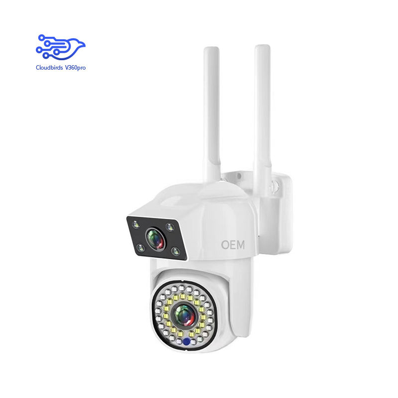 Cloudbirds V360pro PTZ IP Camera - 360° Dual Lens, Auto Tracking, Waterproof